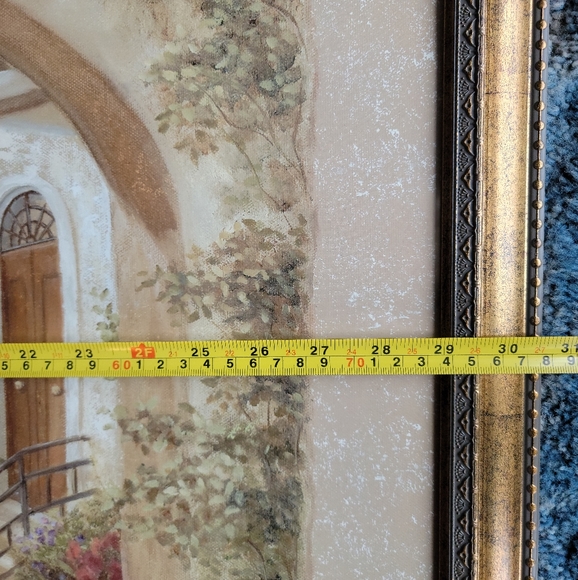 Quaint Town Vivian Flasch ART Large Italian Framed Print - Picture 7 of 10